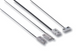 OMRON E32-T15ZR 2M | Fibre optic sensor, through-beam, square flat form head, high flex R1 fibre, 2 m cable