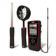 Thermo-hygrometer-anemometer | ˜100 mm vane probe of air velocity, airflow and temperature