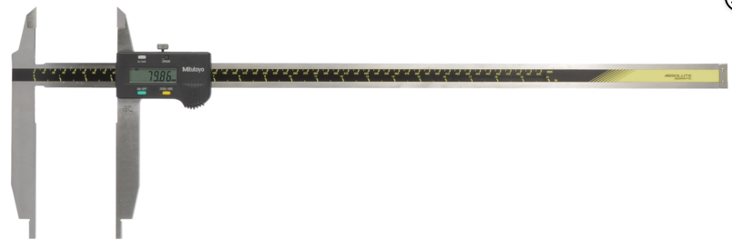 Mitutoyo 551-224-10 Digital ABS Caliper Nib Style/Std. Jaws
Inch/Metric, 0-20"/0-500mm