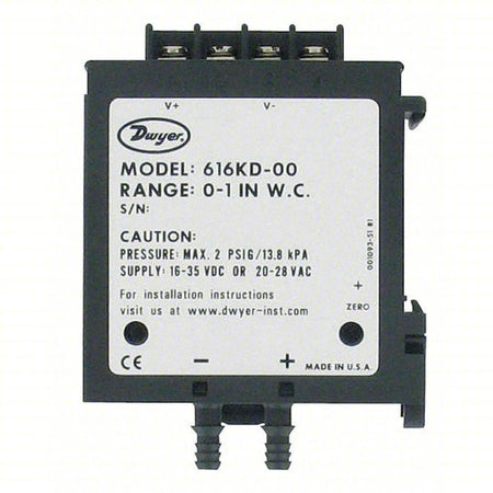 Differential Transmitter | Range 0 in wc to 2 in wc | For Surface-Mounting |  0 to 10V DC/0 to 5V DC