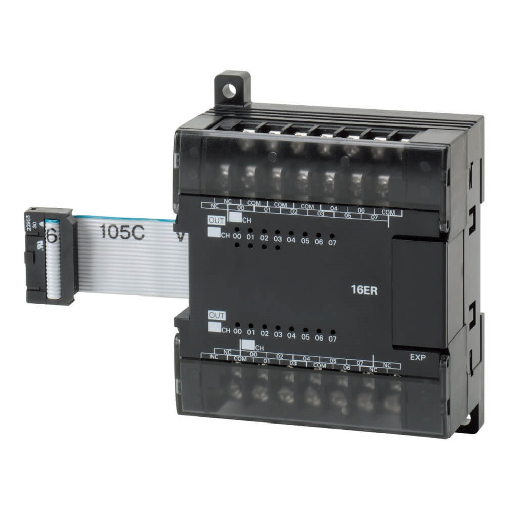 OMRON CP1W-16ET1 | I/O expansion unit, 16 x PNP outputs 0.3 A