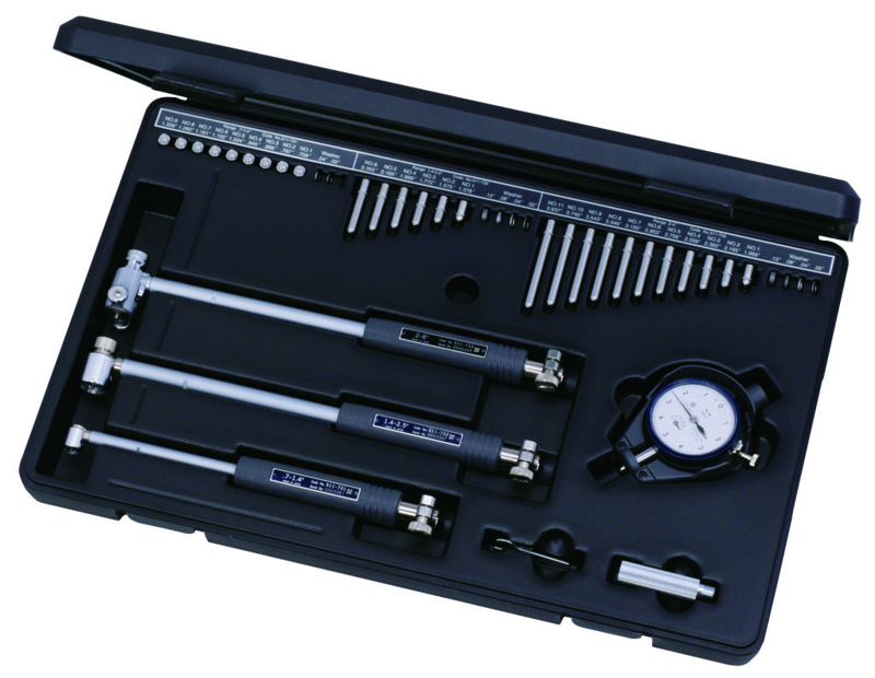 Mitutoyo 511-932 Dial Bore Gauge Set Range .7-6", Graduation .0001"