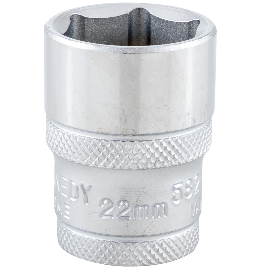 Kennedy-Pro KEN5827360K |  1/2in. Drive | Hexagon Socket | 22mm, Metric, 6 Point
