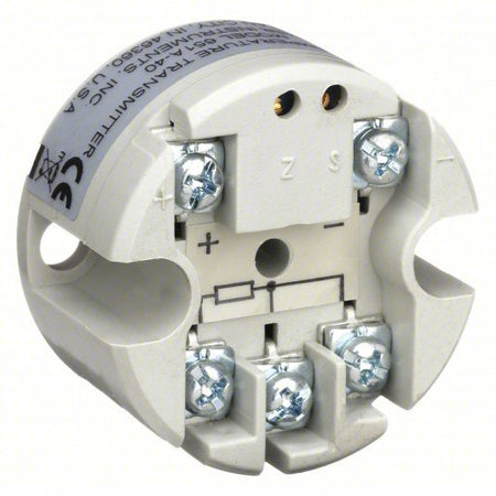 DWYER Temperature Transducer | Range 32 to 392 Degrees F | 10 to 32V DC, 651 | Pt100 RTD, 4 to 20mA DC | Screw Terminals,
