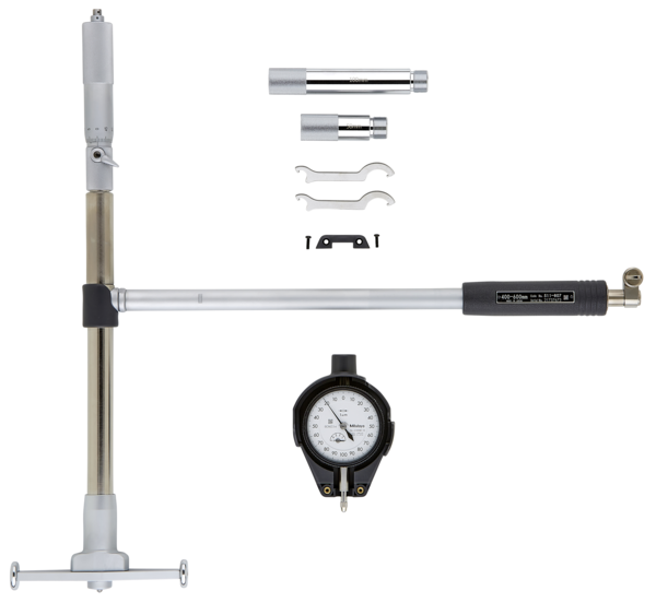 Mitutoyo 511-818 Micrometer Head Bore Gauge, Range 600 - 800 mm, Graduation 0.01 mm