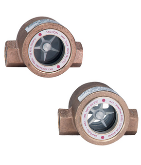 Dwyer Instruments SFI-360SS-3/8 | Sight flow indicator | 3/8" body | 3.063" L x 2.250" D x 2.125" H (78 x 57 x 54 mm) | 1.7 lb (0.8 kg)