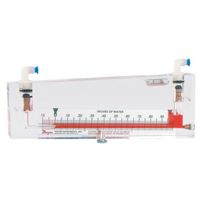Dwyer Instruments 452-AF | Inclined air filter gage | Range 0-2" w.c. | 8" inclined scale | 2 psi max. pressure