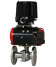 Dwyer Instruments WE07 | 2-Piece flanged stainless steel v-ball valve