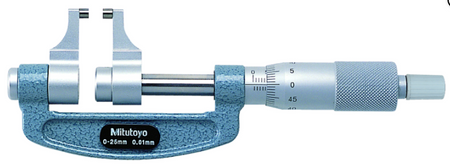 Mitutoyo 143-121 Caliper Jaw Micrometer 0-1"