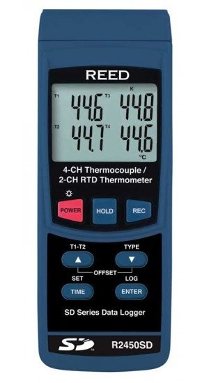 REED R2450SD Data Logging Thermometer