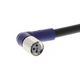 OMRON XS3F-LM8PVC3A2M | Sensor connector, M8 3-wire, Angled female connector, PVC, 2m