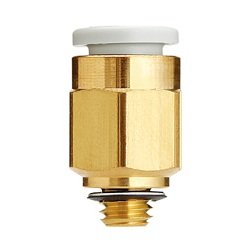 SMC KQ2H04-M5N | Straight Fitting | Threaded-to-Tube | Series KQ2 | Connection M5 Male | Tube Size 4mm
