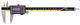 Mitutoyo 500-475 Digital ABS Solar Caliper, Inch/Metric, 0 - 200 mm (0 - 8")
