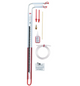 Dwyer Instruments 1227M | Dual range U-inclined manometer | 0-400 mm vertical | -5-0-70 mm inclined
