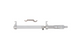 Mitutoyo 145-192 Caliper Jaw Inside Micrometer 175-200mm