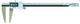 Mitutoyo 550-341-10 Digital ABS Caliper, Nib Style Jaws IP67, Inch/Metric, 0-12"/0-300mm