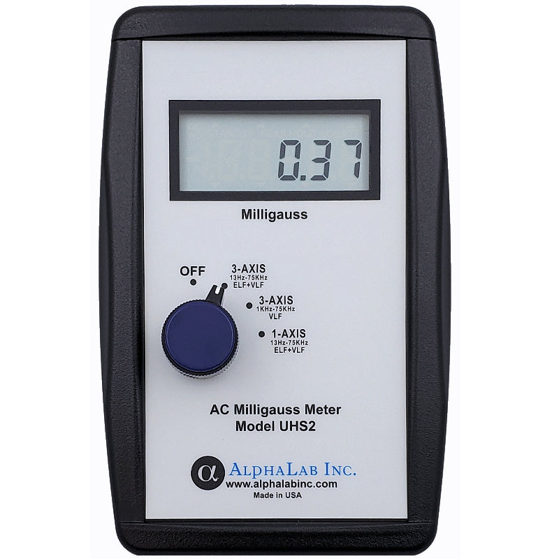 AlphaLab UHS2 | AC Milligauss Meter UHS2 | 13 Hz – 75 kHz, Without Case - generaltechuae
