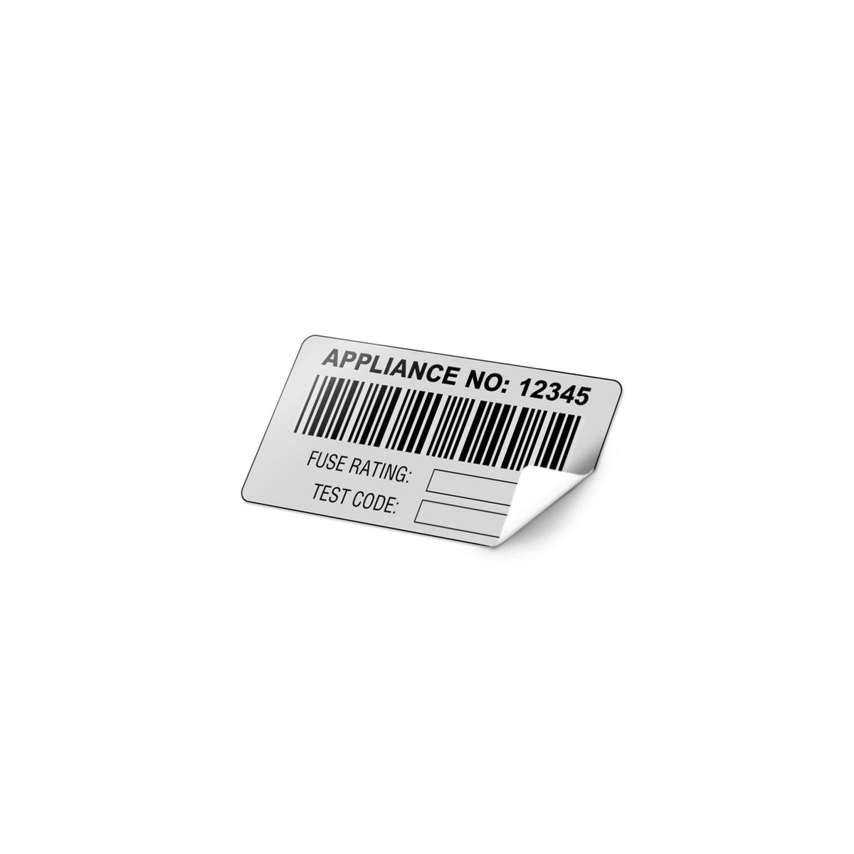 Martindale MARBAR1 | BAR1 Barcoded PAT Appliance ID Labels | 50 x 25 mm, roll of 500 - generaltechuae