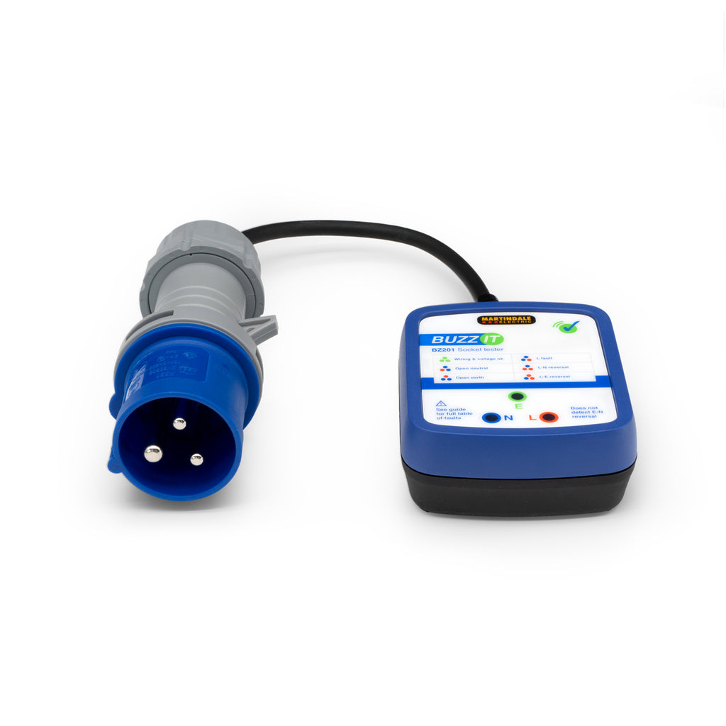 Martindale MARBZ201-16 | BZ201-16 Industrial Socket Tester with Buzzer | 230V 16A, 28 Fault Conditio - generaltechuae (2)