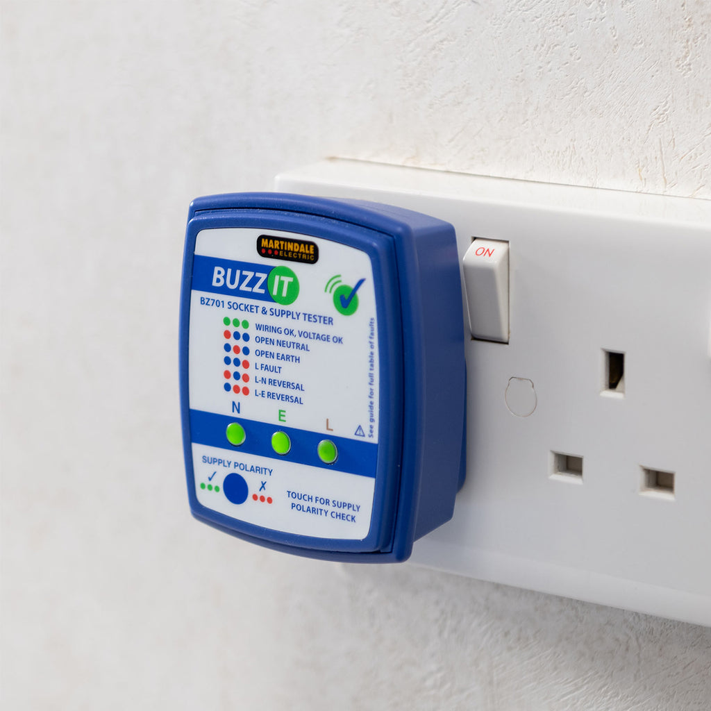 Martindale MARBZ701 | BZ701 Audible Socket Tester | Mains polarity touchpad, 28 faults - generaltechuae (2)
