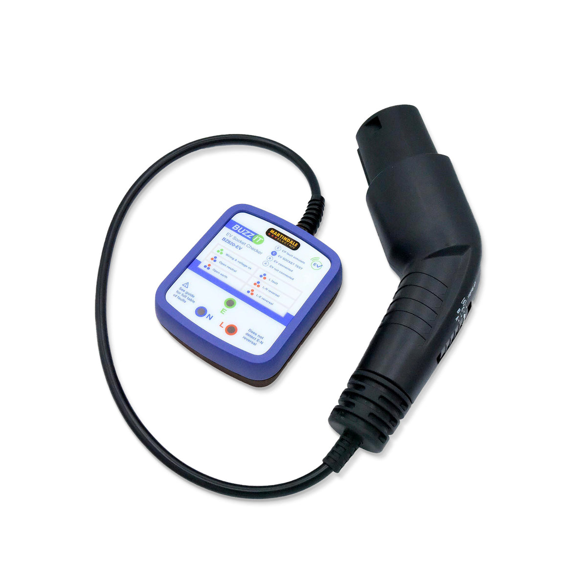 Martindale MARBZ820-EV | BZ820-EV EVSE Socket Tester | Type 2, CP modes A/B/C/E - generaltechuae