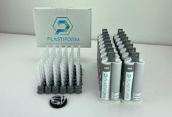 Plastiform CA-F85-16 | F85 Rigid Fluid Replication Compound | 16 x 50 ml Cartridges, 85 Shore A - generaltechuae
