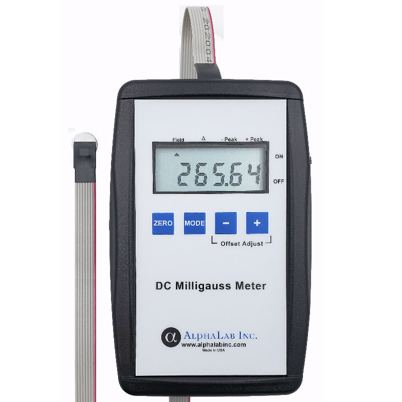 AlphaLab MGM-D1-B1-HC | DC Milligauss Meter | 1° Alignment, 300 Hz, Hard Case - generaltechuae