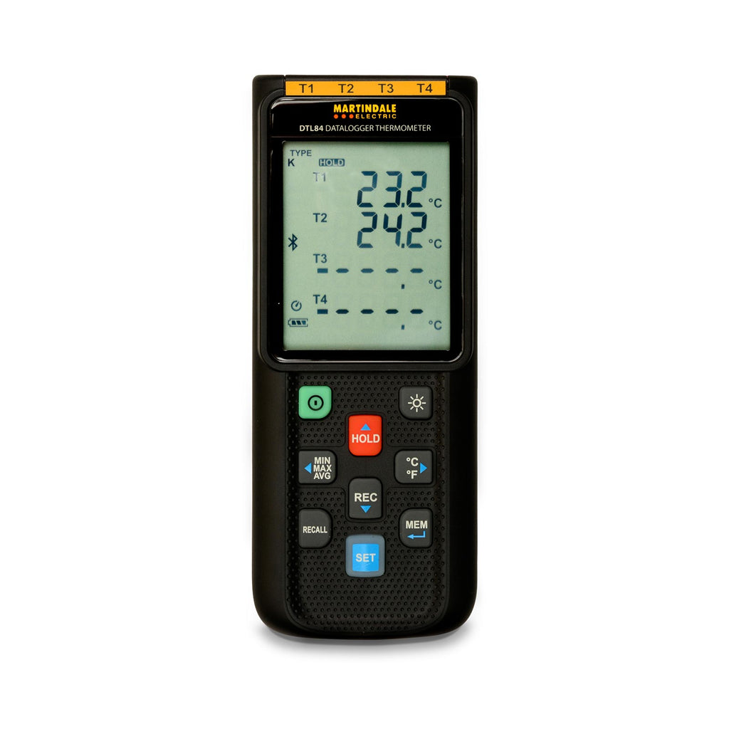 Martindale MARDTL84 | DTL84 4-Channel Data Logging Thermometer | K/J/E/T/N/R/S, Bluetooth - generaltechuae