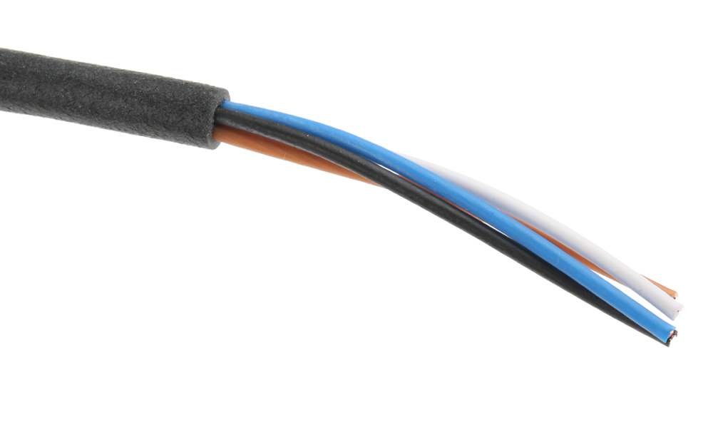 ifm EVC008, Female 4 way M12 to Unterminated Sensor Actuator Cable, 5m