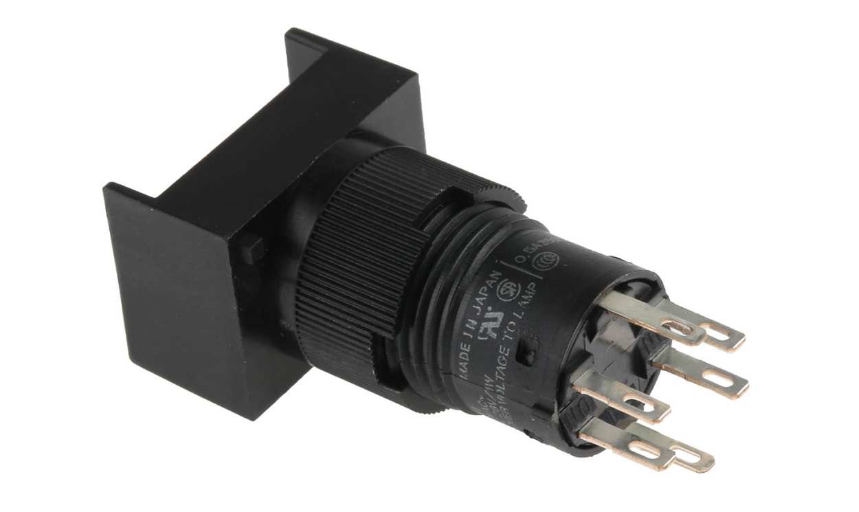 Omron A3CJ-7011, A3C Series Illuminated Push Button Switch, Momentary, Panel Mount, 12mm Cutout, SPST, 250V ac, IP40