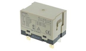 Omron G7L-2A-T AC24, Panel Mount Power Relay, 24V ac Coil, 25A Switching Current, DPST