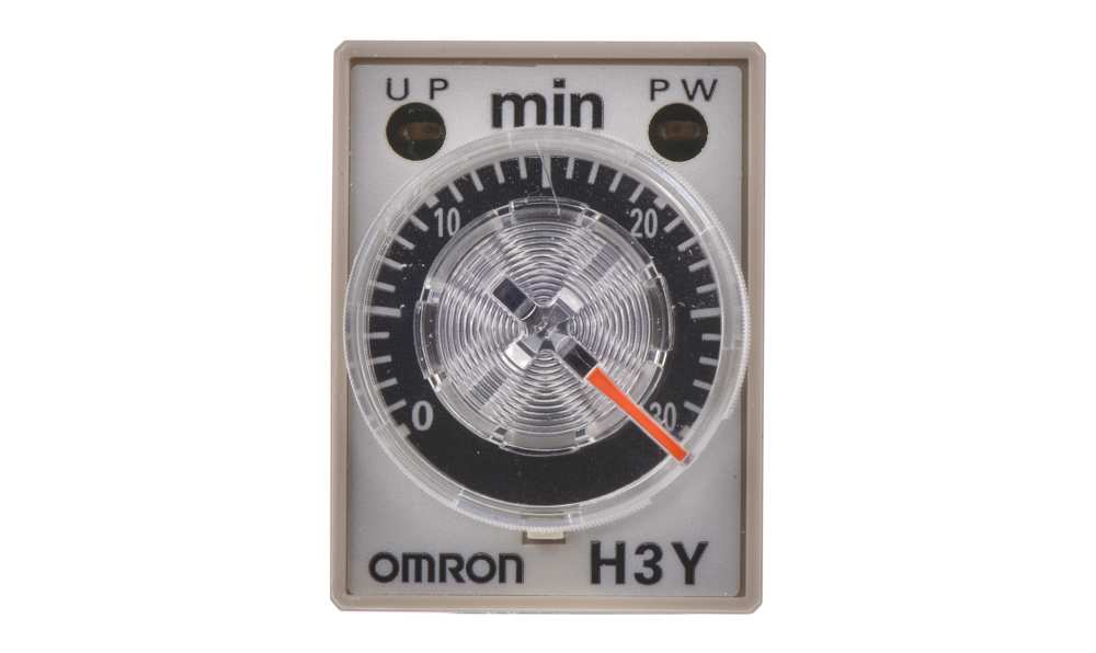 Omron H3Y-4 AC200-230 30M, H3Y-4 Series DIN Rail, Surface Mount Timer Relay, 200 → 230V ac, 4-Contact, 1 → 30min, 1-Function,