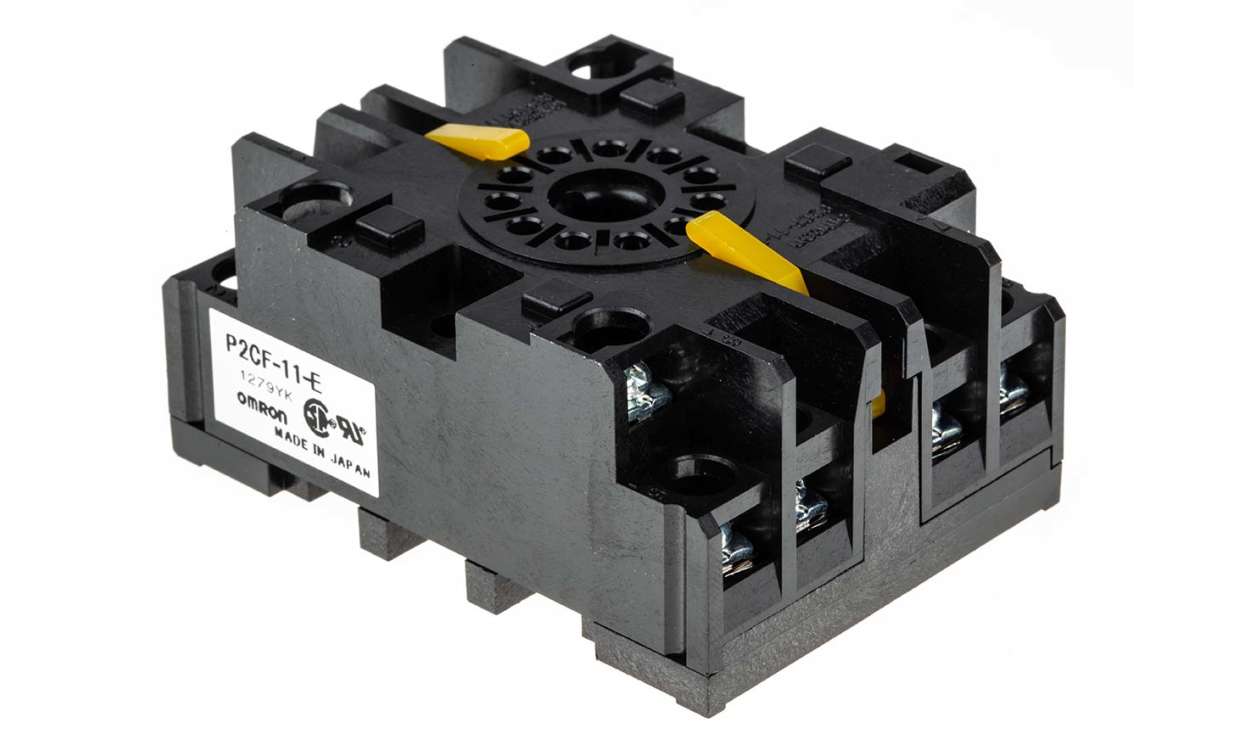 Omron P2CF-11-E, Socket For Use With H3CR-A Series, H3CR-F Series, H3CR-H Series