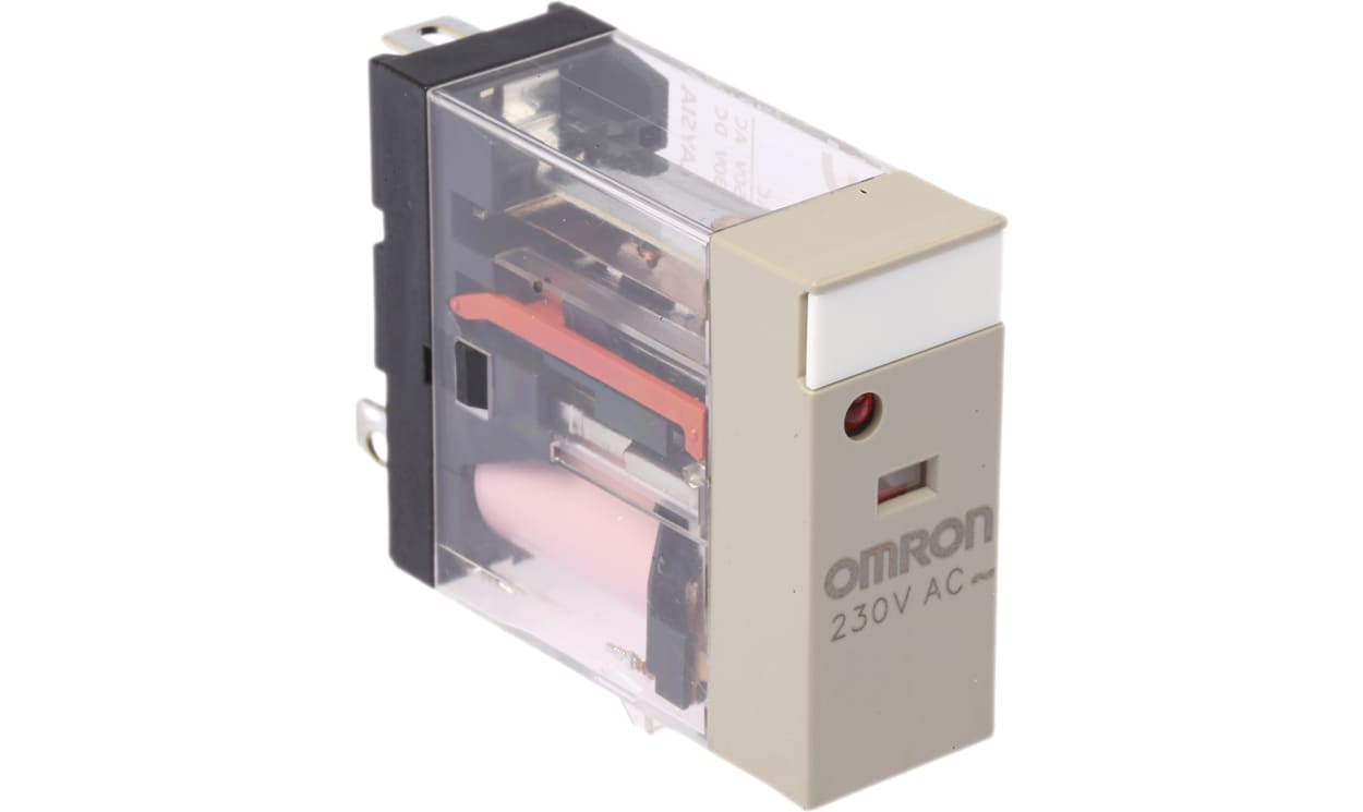 Omron G2R-1-SN 230VAC (S), Plug In Power Relay, 230V ac Coil, 10A Switching Current, SPDT