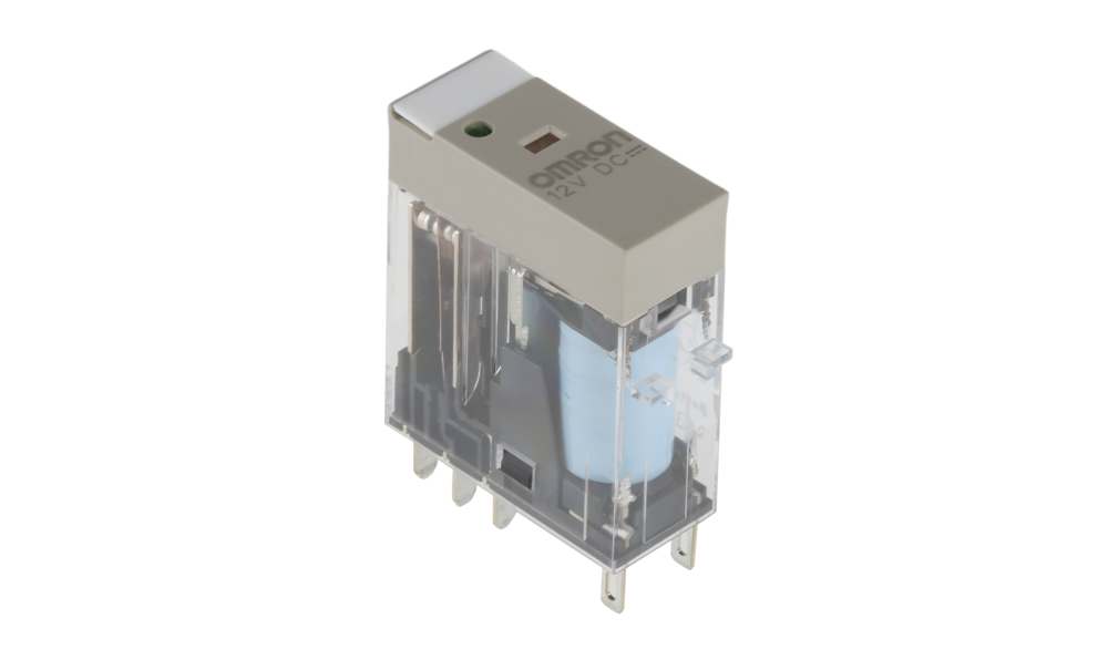 Omron G2R-2-SN DC12(S), Plug In Power Relay, 12V dc Coil, 5A Switching Current, DPDT