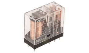 Omron G2R-2 DC12, PCB Mount Power Relay, 12V dc Coil, 5A Switching Current, DPDT