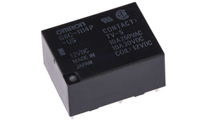 Omron G6C-1114P-US DC12, PCB Mount Power Relay, 12V dc Coil, 10A Switching Current, SPST