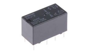 Omron G5V-2 DC48, PCB Mount Signal Relay, 48V dc Coil, 2A Switching Current, DPDT