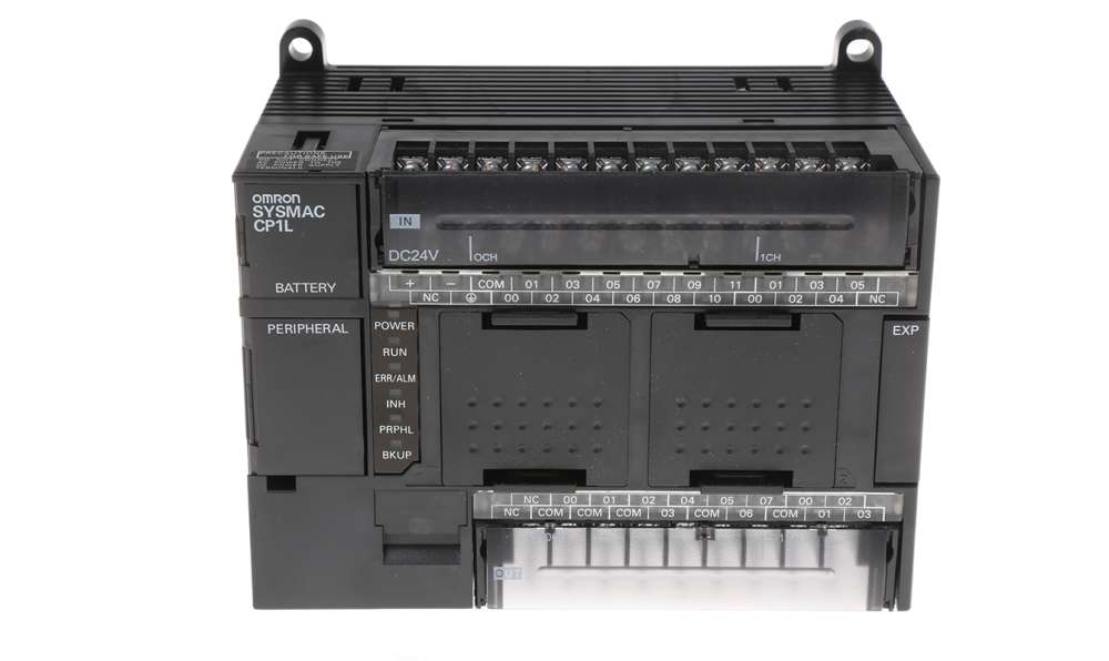 Omron CP1L-M30DR-D, CP1L Series PLC CPU for Use with SYSMAC CP1L Series, Relay Output, 18 (DC)-Input, DC Input