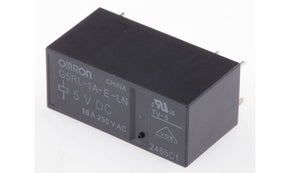 Omron G5RL-1A-E-LN DC5, PCB Mount Power Relay, 5V dc Coil, 16A Switching Current, SPST