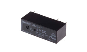 Omron G6RL-1 DC5, PCB Mount Power Relay, 5V dc Coil, 10A Switching Current, SPDT