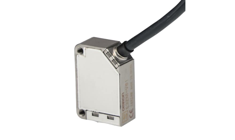Omron E3ZM-V61 2M, Diffuse Photoelectric Sensor, Block Sensor, 12 mm Detection Range