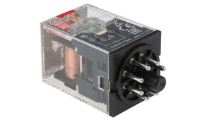 Omron MKS2PI 230VAC, Plug In Power Relay, 230V ac Coil, 10A Switching Current, DPDT