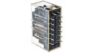 Omron G7S-4A2B-E DC24, PCB Mount Force Guided Relay, 24V dc Coil Voltage, 6 Pole, 4PST, DPST