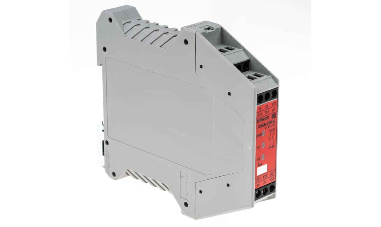 Omron G9SB-200-B AC/DC24, G9SB Safety Relay 24V ac/dc, Dual-Channel 2 Safety Contacts - generaltechuae