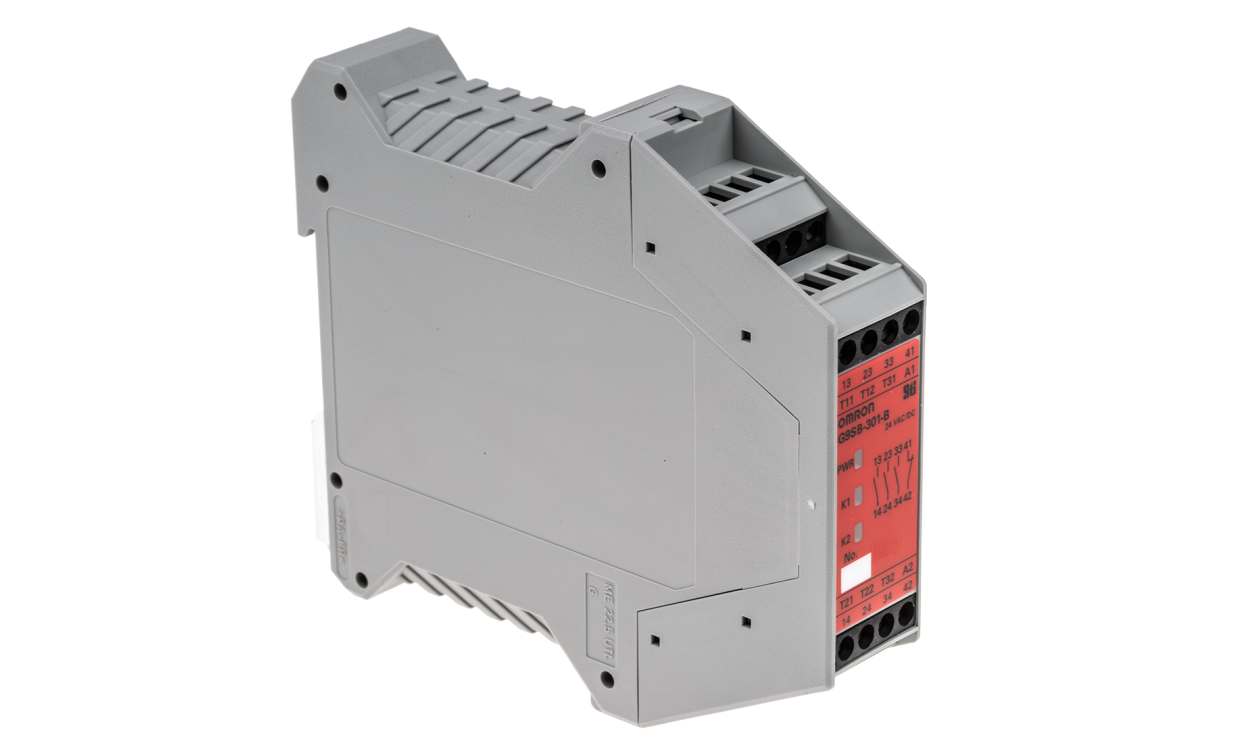 Omron G9SB-301-B AC/DC24, G9SB 1 Auxiliary Contacts Safety Relay 24V ac/dc, Dual-Channel 3 Safety Contacts - generaltechuae
