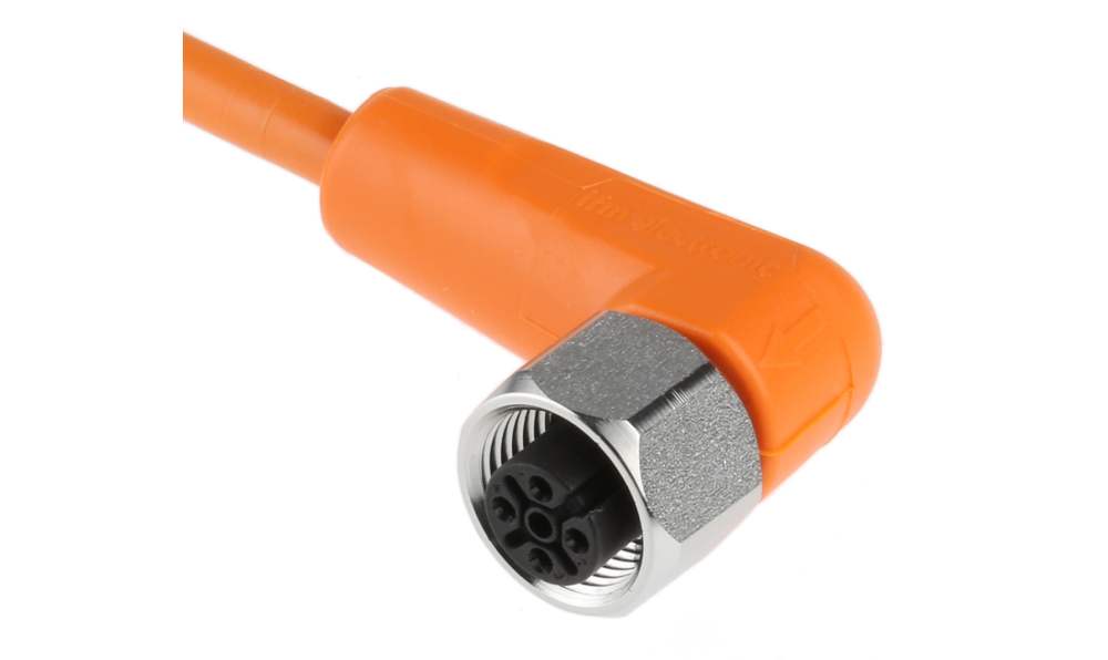 ifm EVT005, Female 4 way M12 to Unterminated Sensor Actuator Cable, 10m