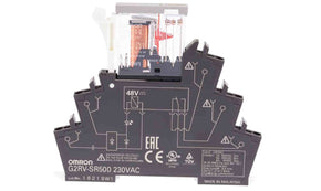 Omron G2RV-SR500 AC230, DIN Rail Power Relay, 230V ac Coil, 6A Switching Current, SPDT