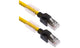 Omron XS6W-6LSZH8SS20CM-Y, XS6, 200mm Cat6a, Yellow RJ45 to Male RJ45 Male, FTP, STP Shielded, Terminated LSZH Sheath