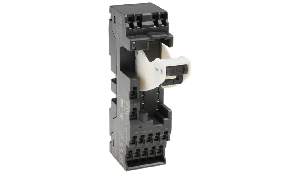 Omron P7SA-14F-ND-PU DC24, G7SA 14 Pin 24V dc DIN Rail Relay Socket, for use with G7SA Series Relay